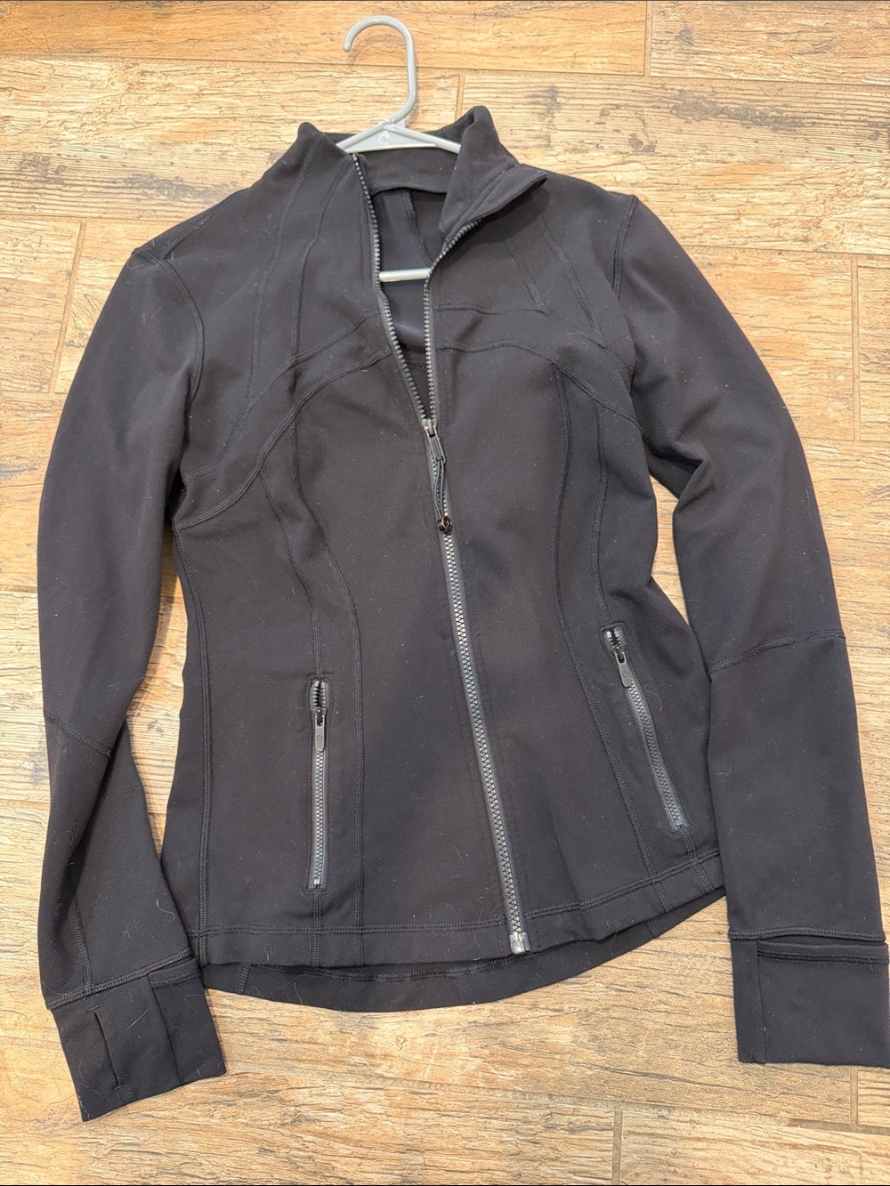 lululemon athletica Black Fitted Full-Zip Utility Jacket